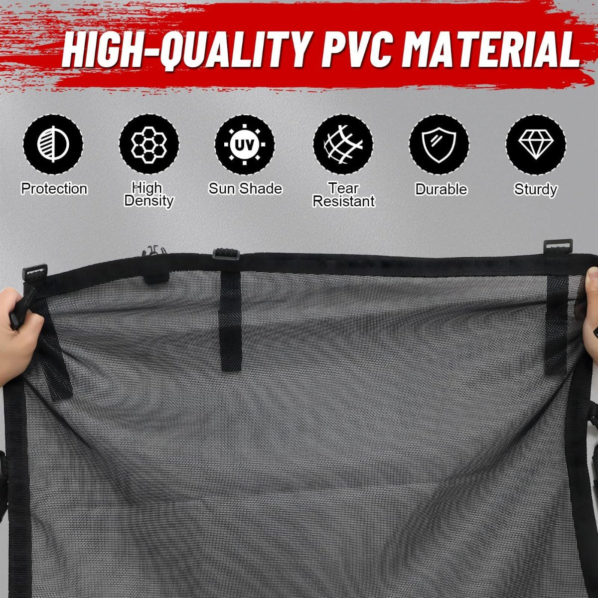 high-quality pvc of 2024+ rzr xp 4 1000 side window net