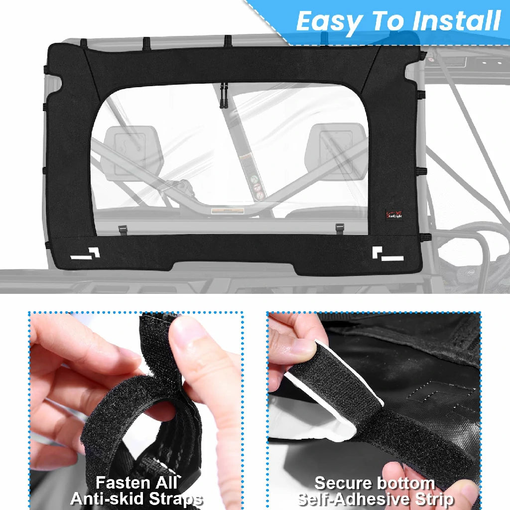 easy to install the defender soft rear window