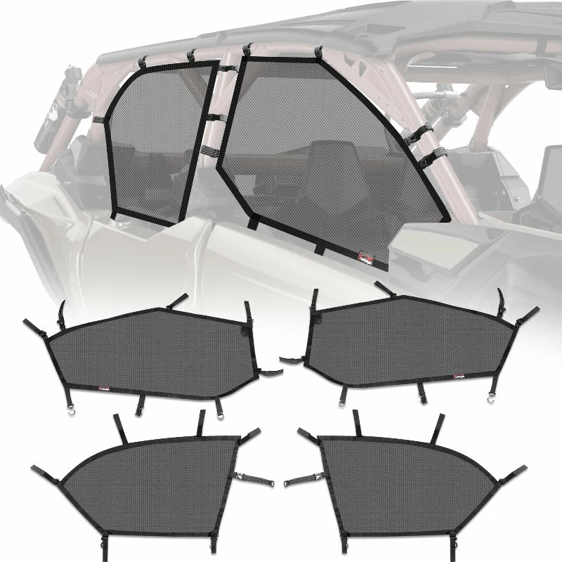 window net for can-am x3 max 4 doors