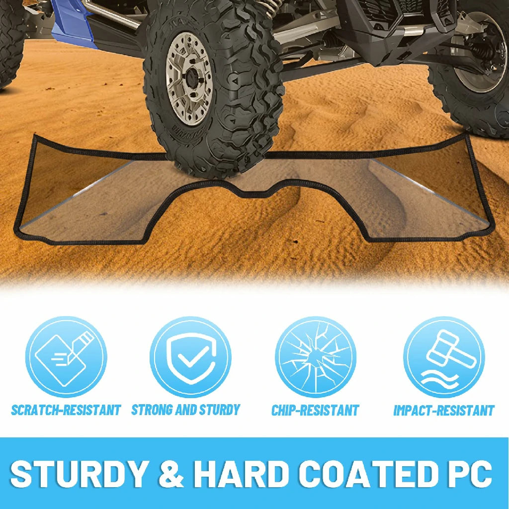 maverick R windshield sturdy and hard coated PC material 