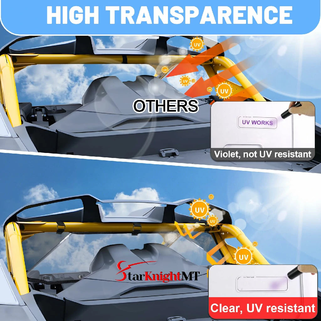 maverick R rear windshield have high transparence