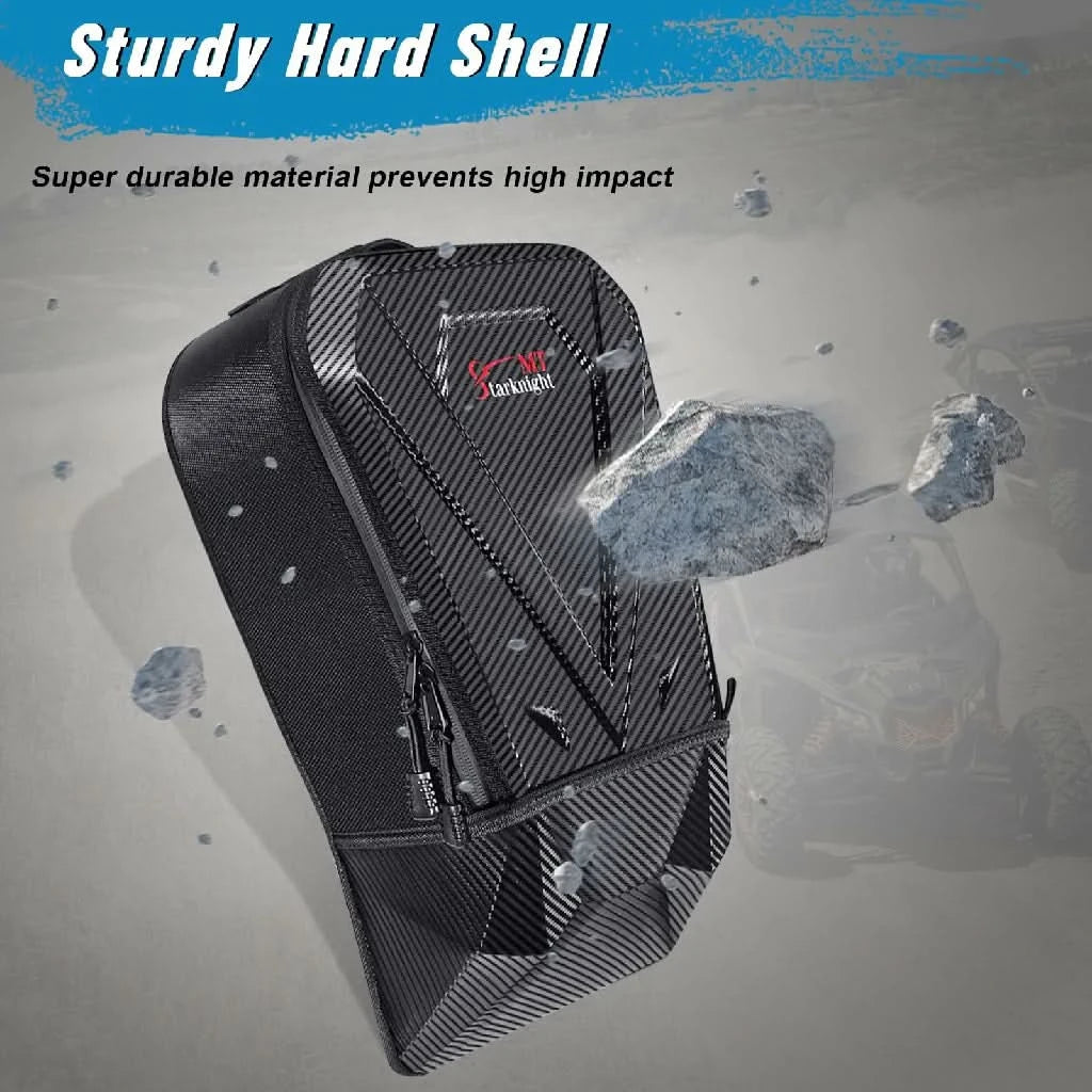 sturdy hard shell of can-am x3 center bag 