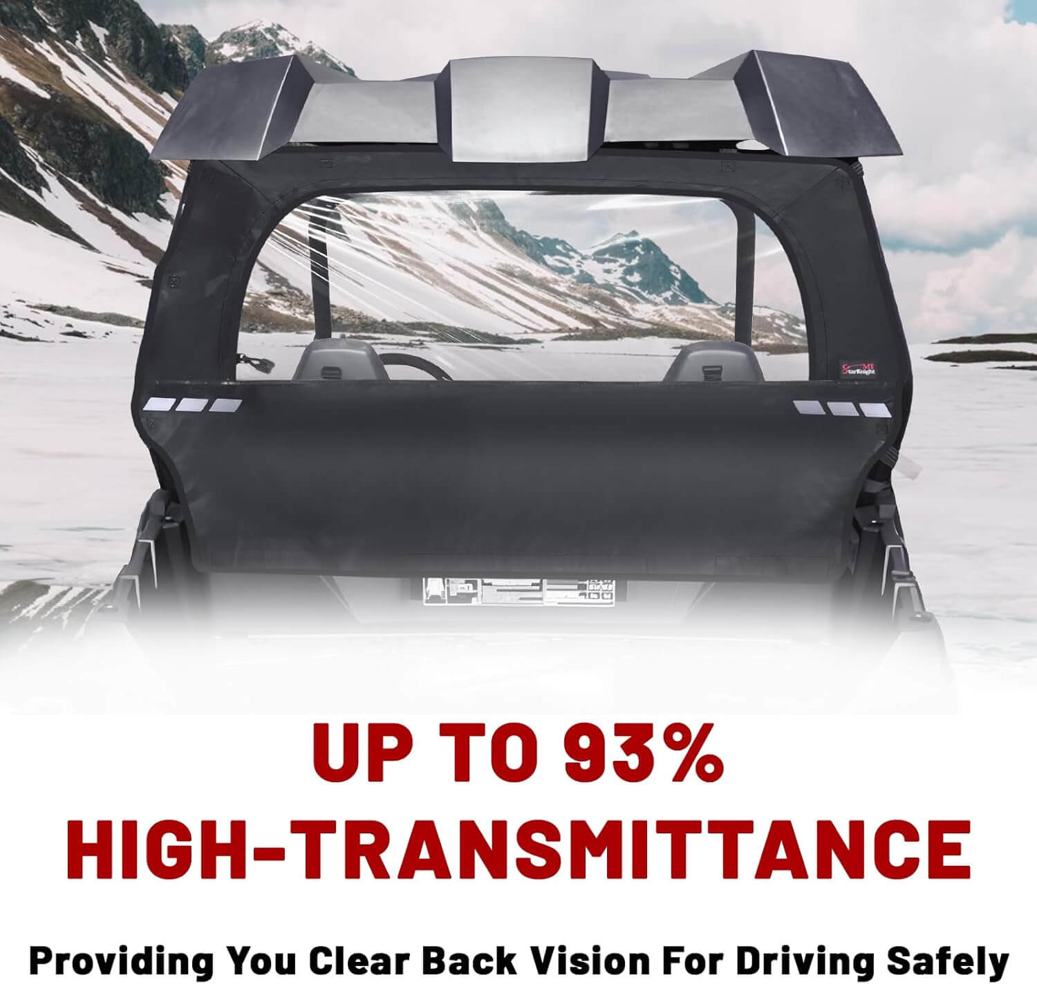 rzr soft rear windshield high transmittance