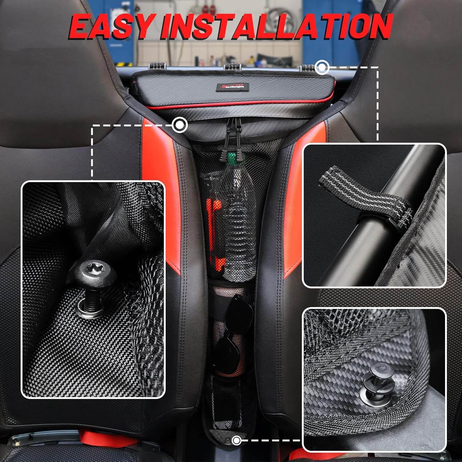 Polaris RZR XP 1000/XP 4 1000 Center Storage Bag easy installation