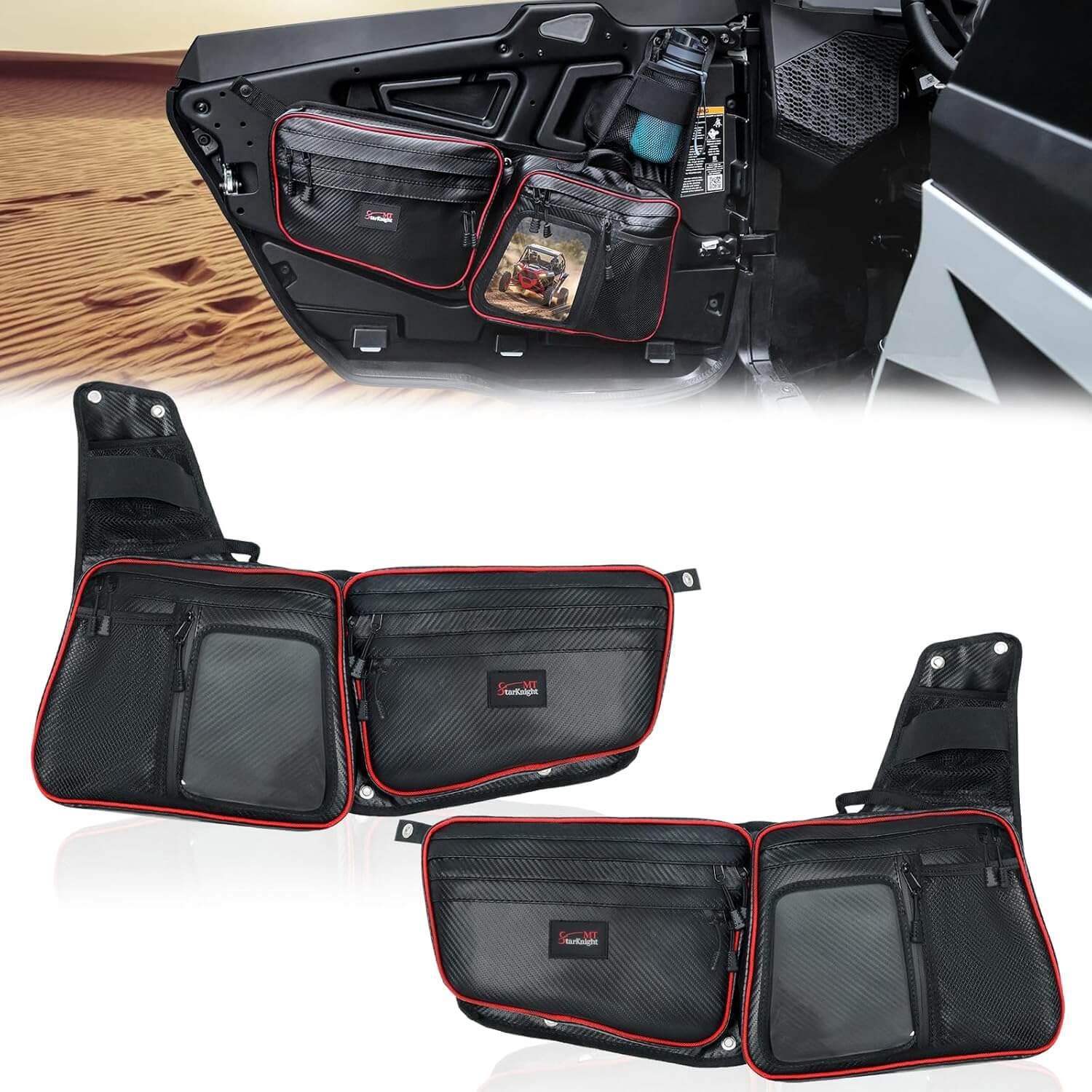 Polaris RZR XP 1000/4 1000 Front Side Door Storage Bags