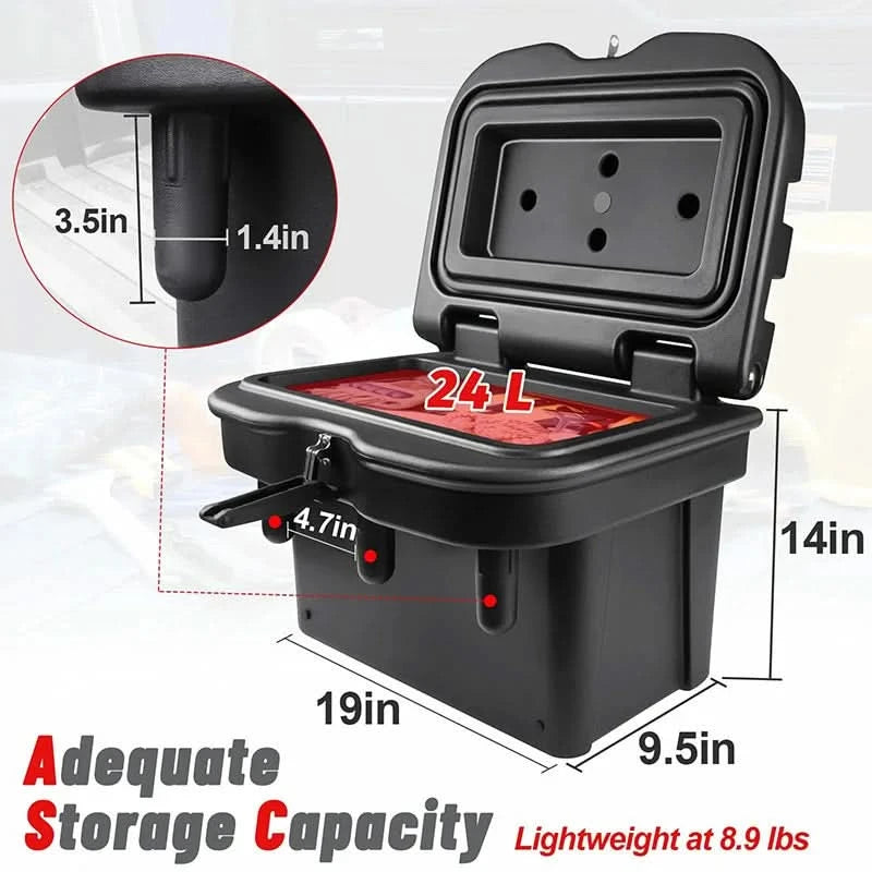 storage capacity of ranger cargo box