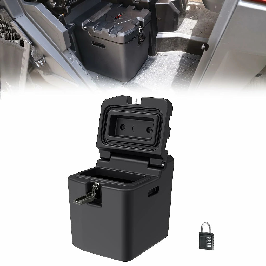 Ranger under seat storage box with lock show