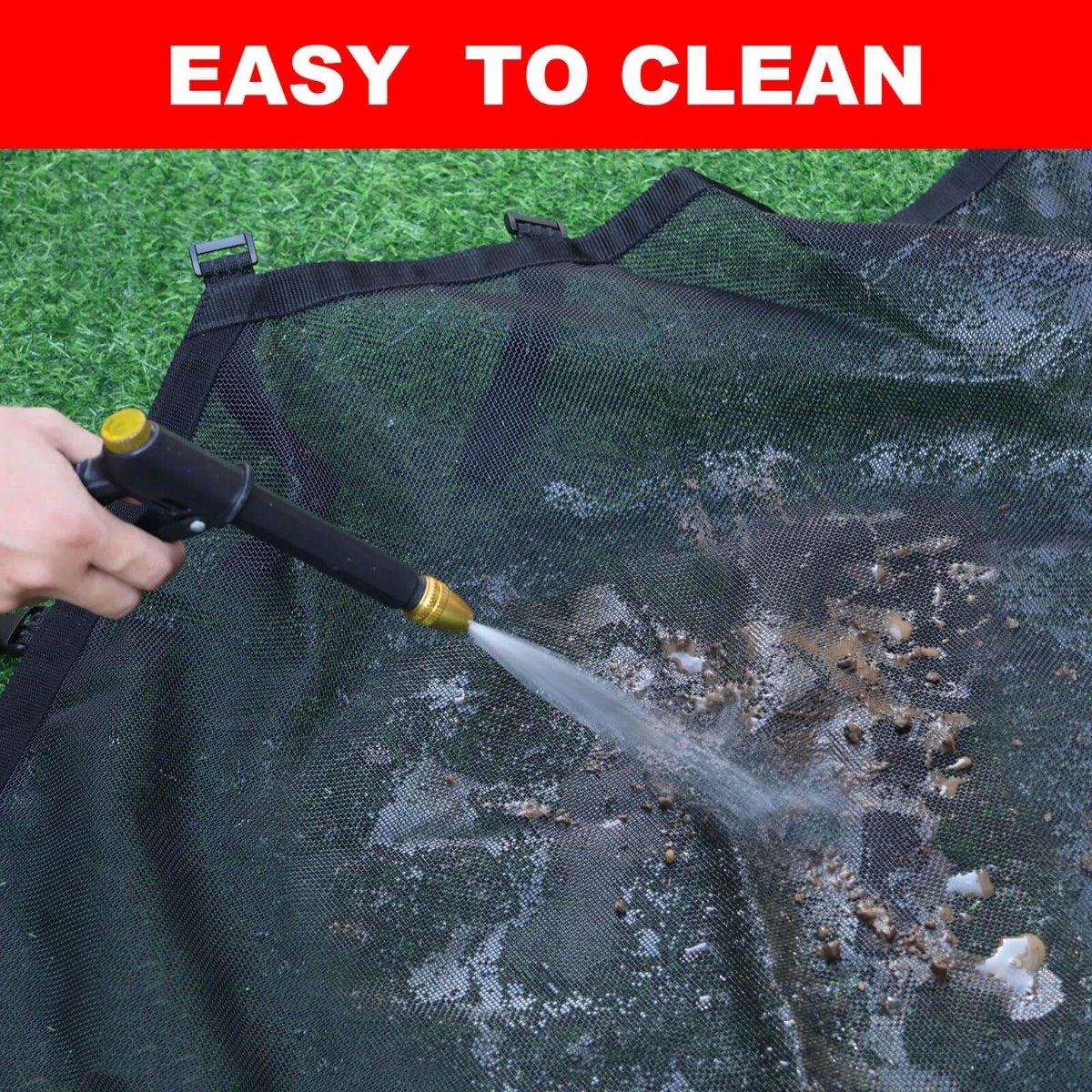 easy to clean the RZR xp4 1000 window mesh