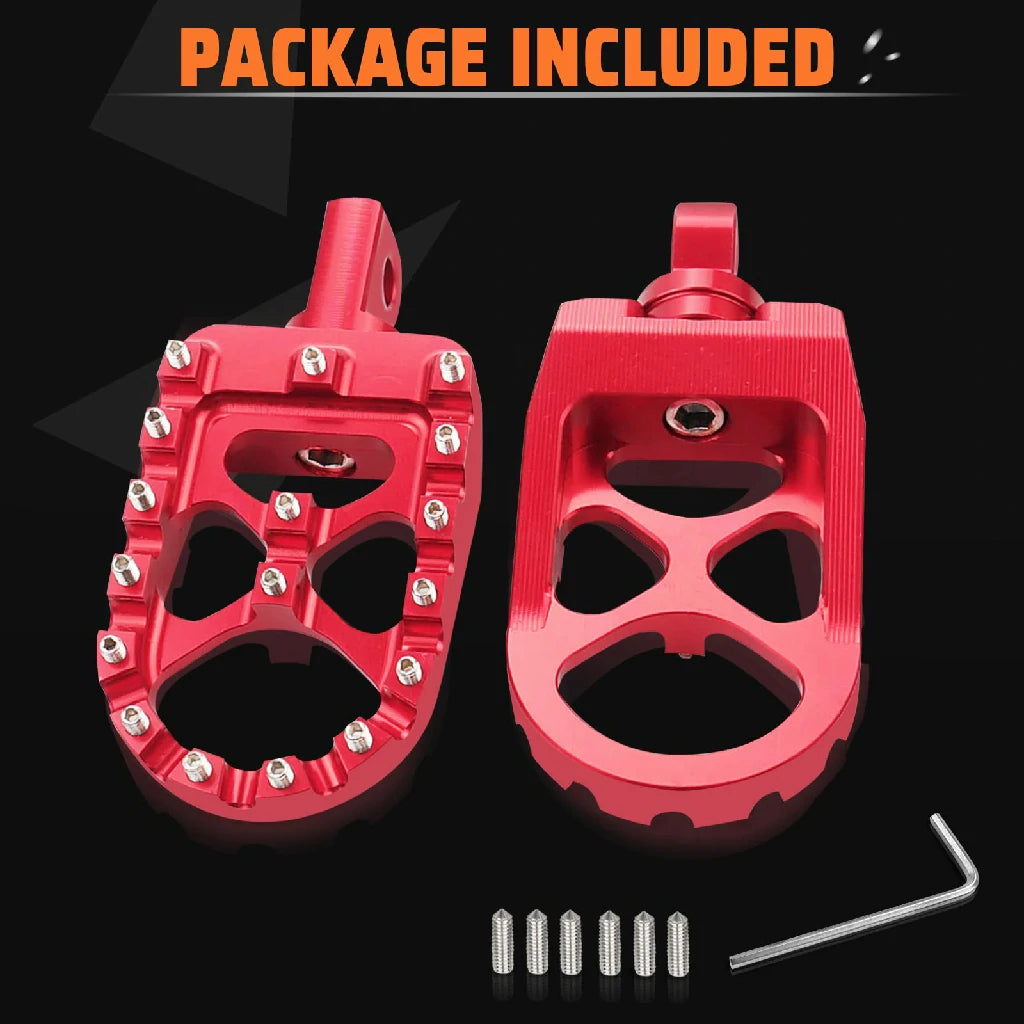 harley cnc footpegs package list