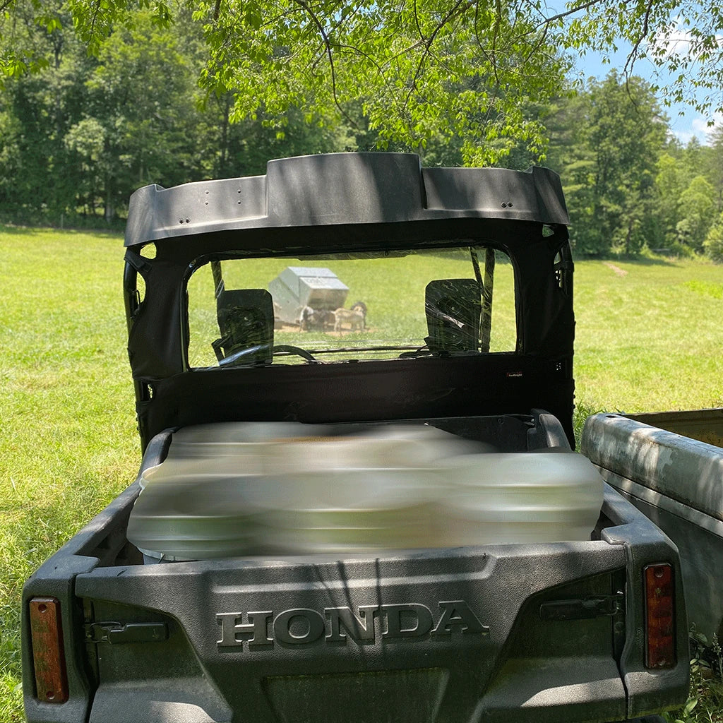 pioneer 700 soft rear windshield back show