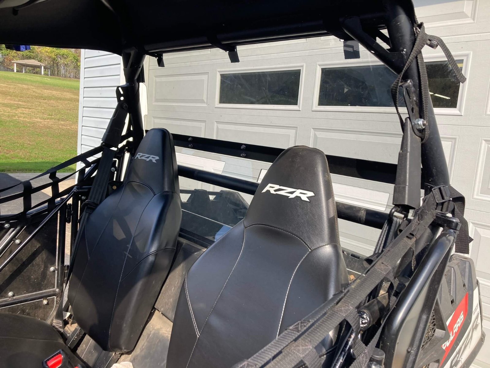 StarknightMT rzr 800 rear windshield side view