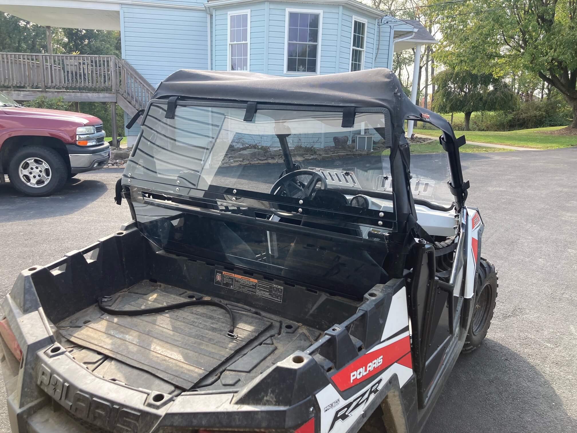 StarknightMT rzr 800 rear windshield  show 