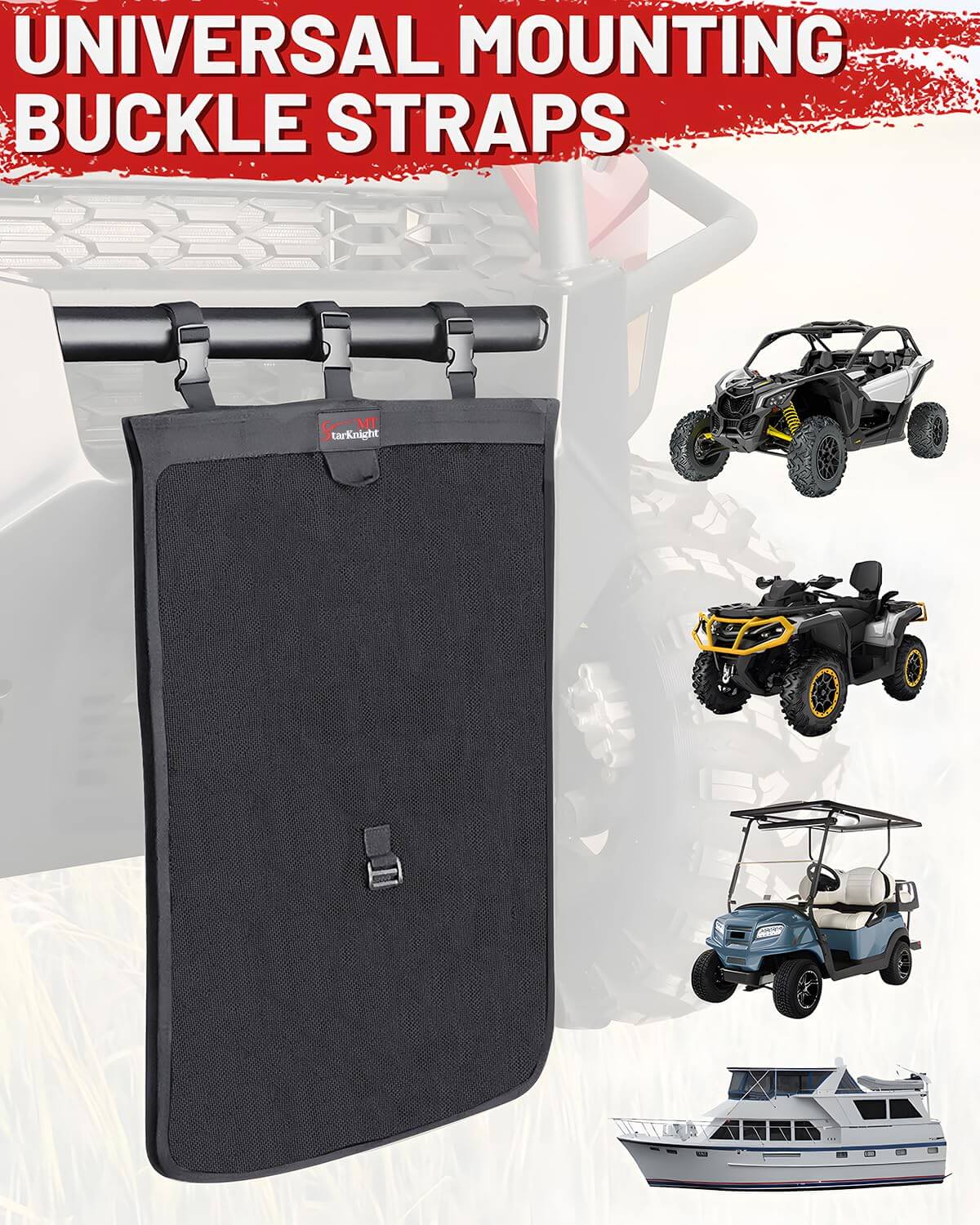 trash bag compatible with most UTV and ATV 