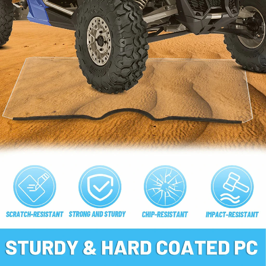 rhino 660 windshield used sturdy and hard coated pc