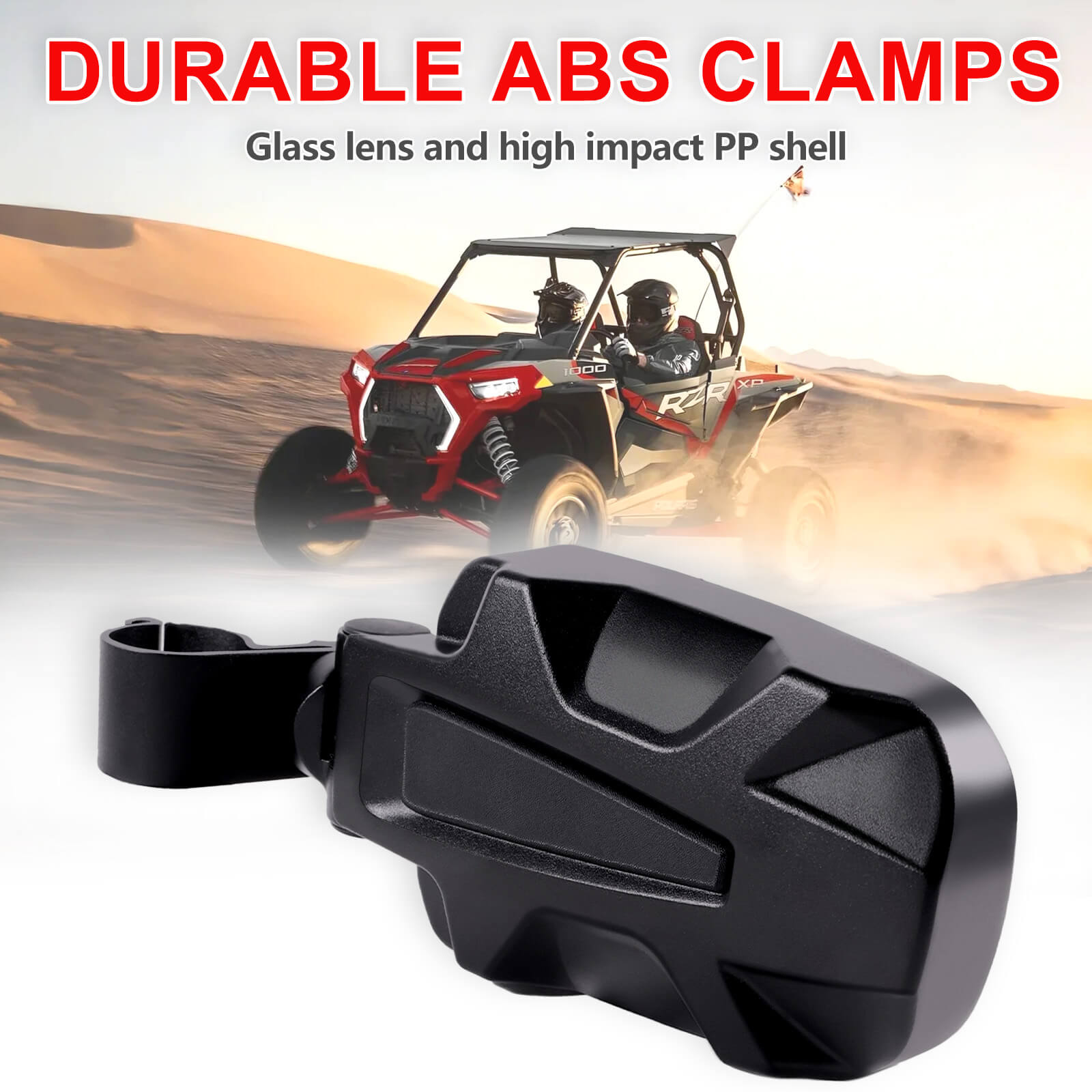 durable ABS clamps of rzr side view mirror
