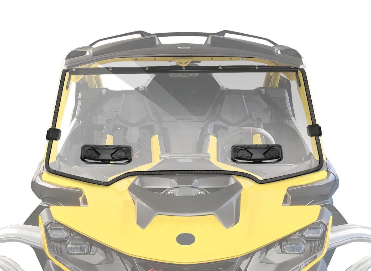 can am maverick R vented front windshield