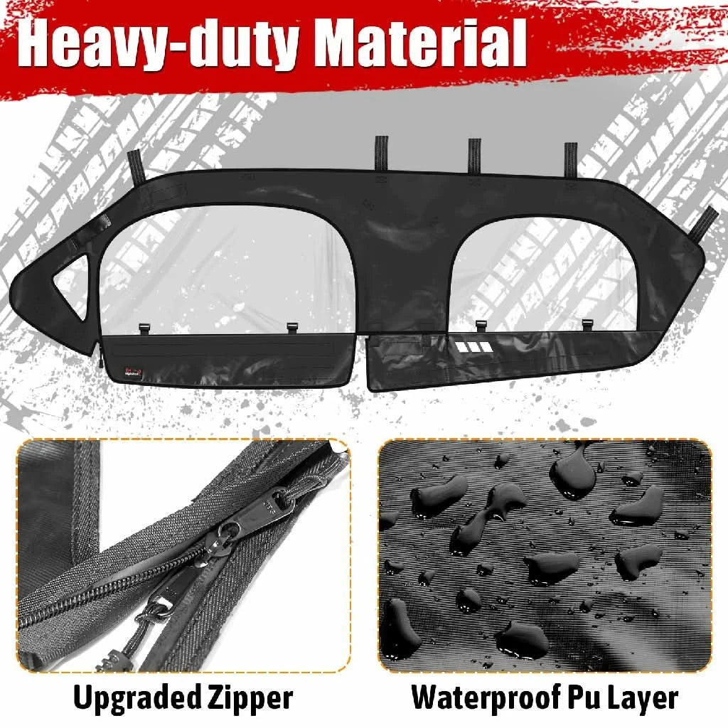 heavy duty material details of x3 max soft cab enclosure