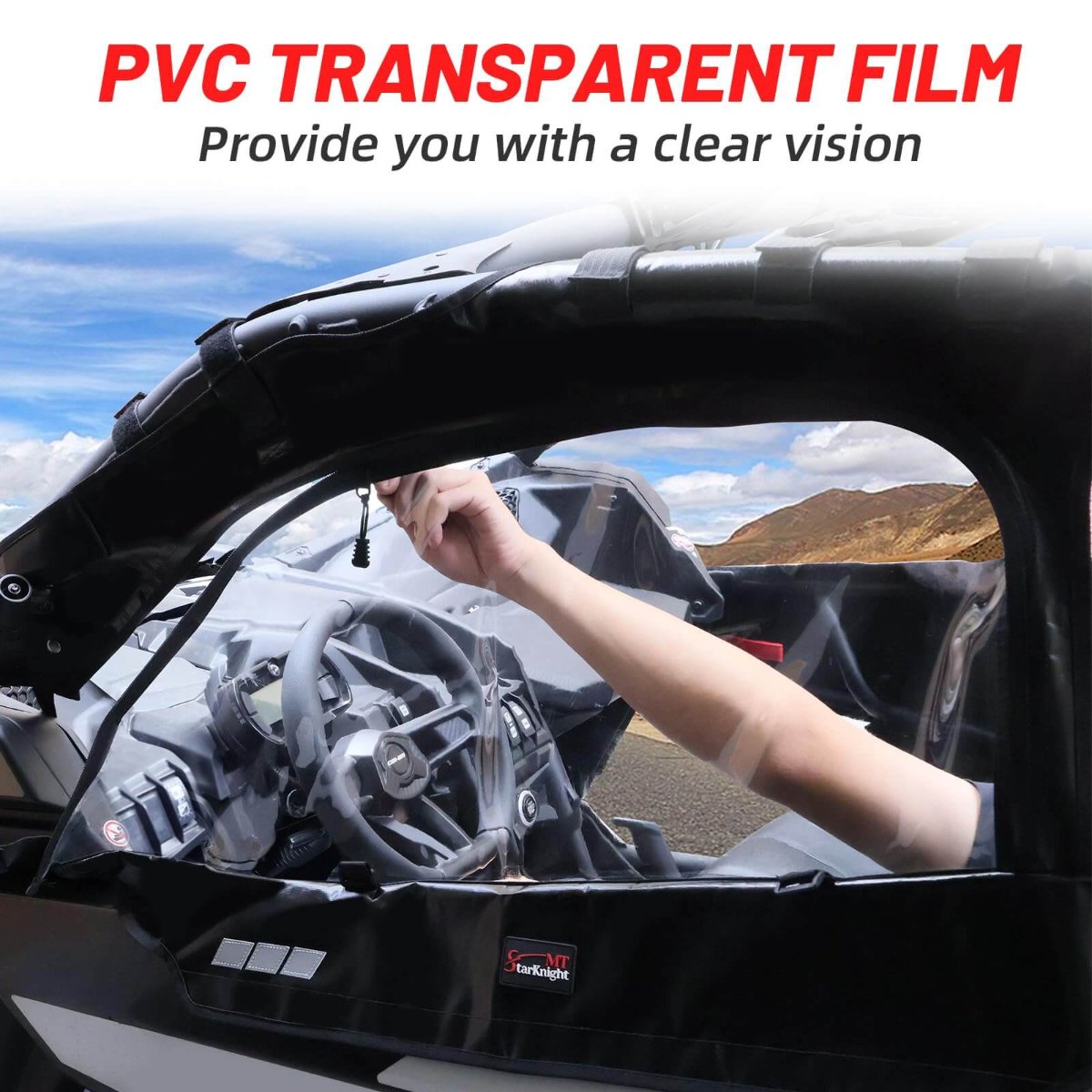 PVC film provide a clear vision