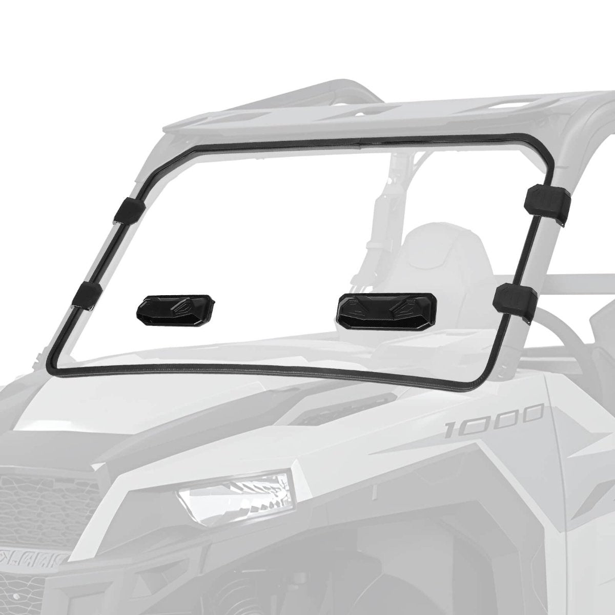 polaris general 1000 vented full windshield