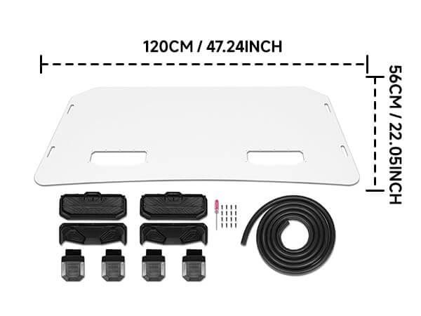 polaris general vented windshield package list