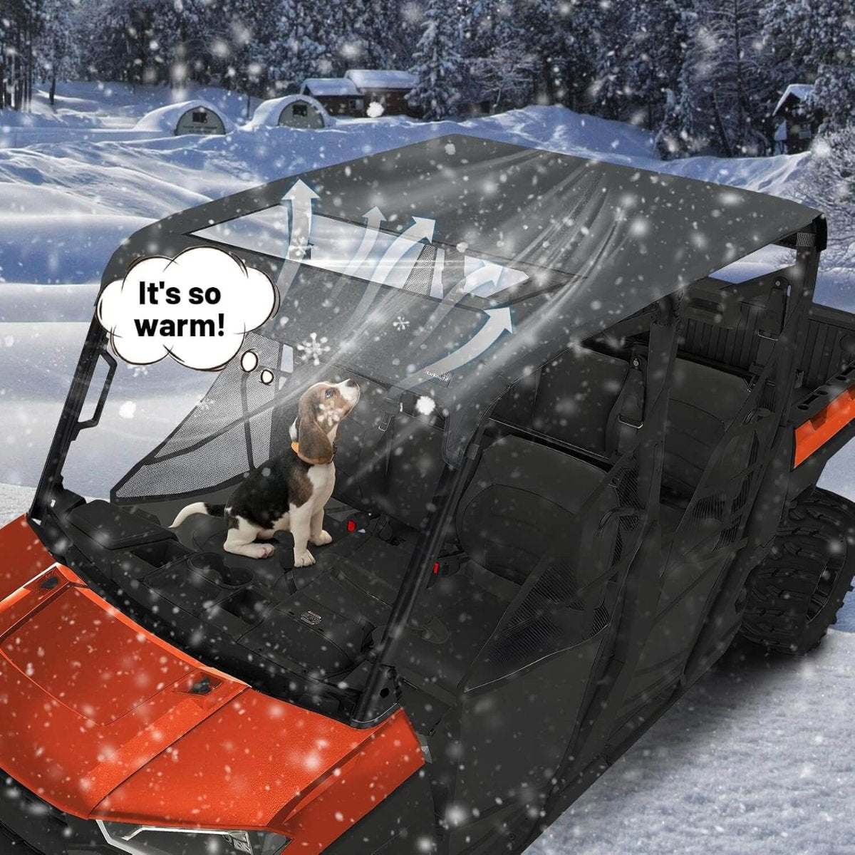  polaris ranger crew soft roof keep warm