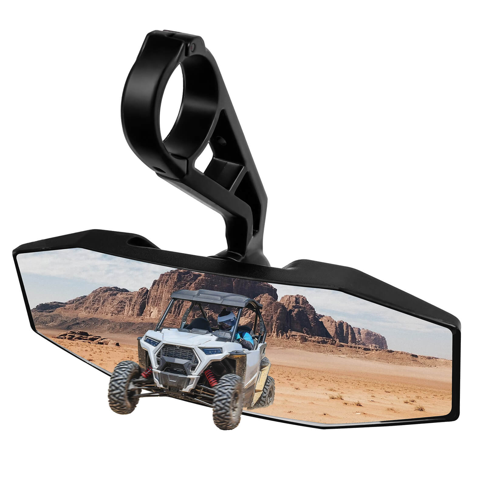 Polaris rzr rear view mirror fit 1.75 roll cage