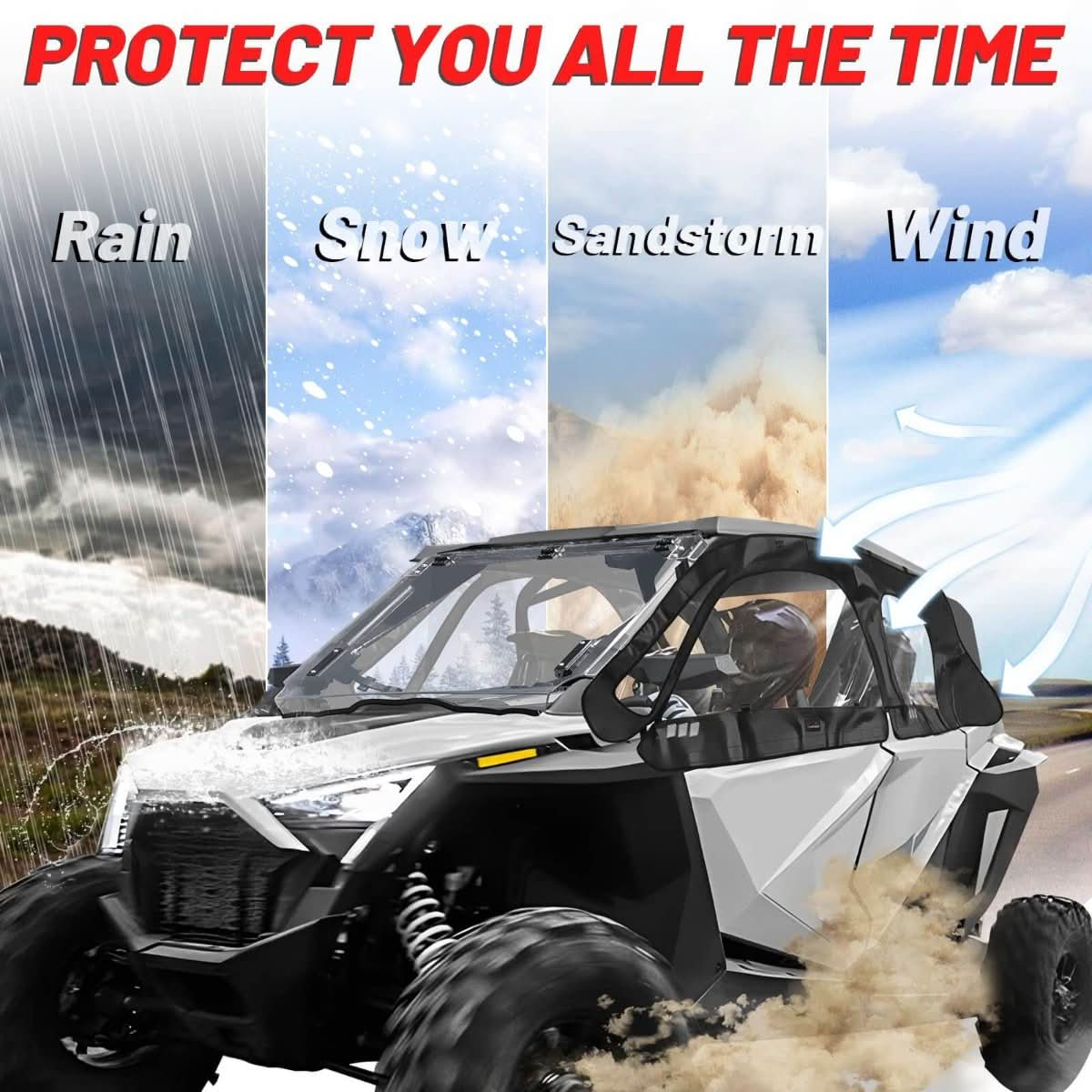 rzr pro soft cab enclosure protect you all the time