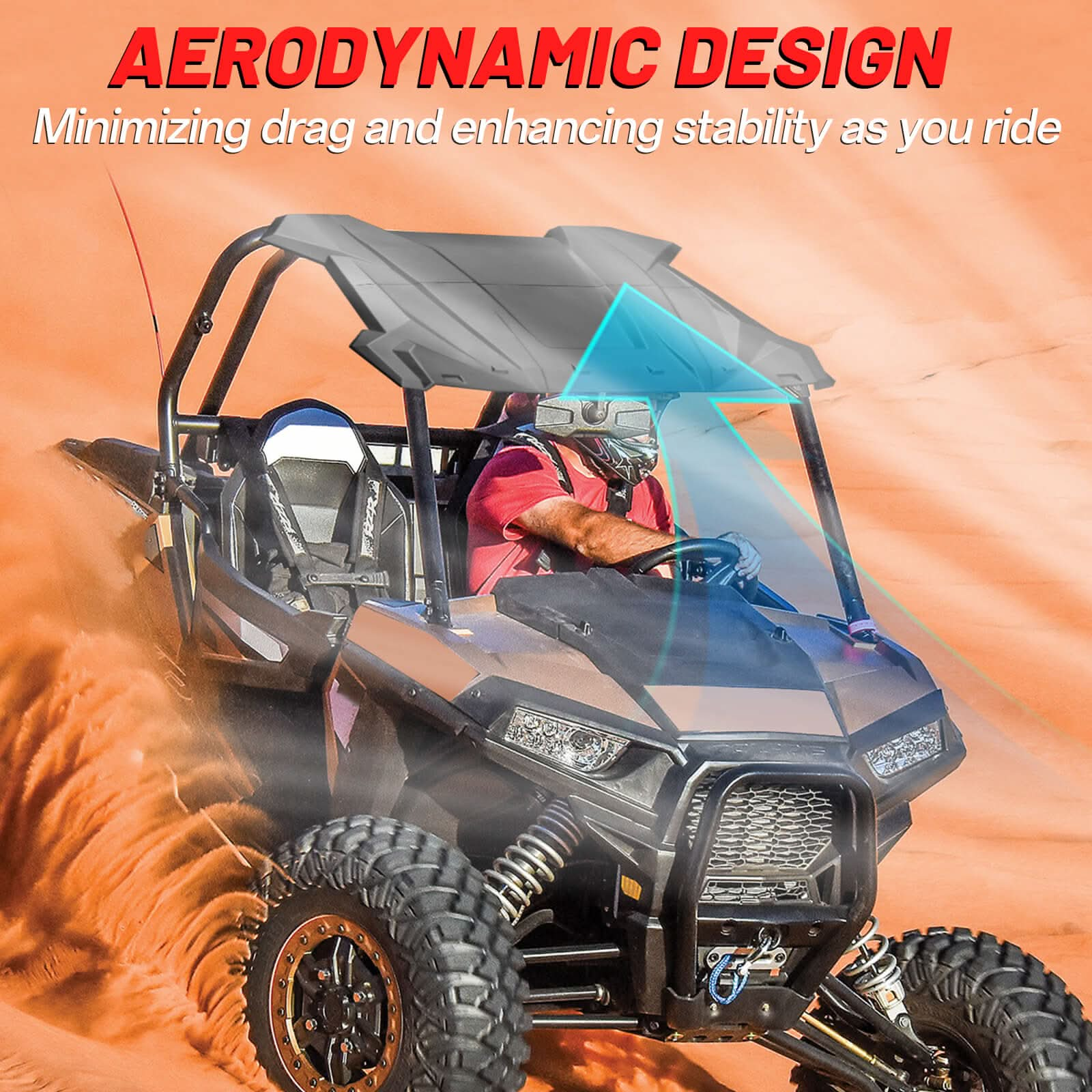 RZR XP 1000 plastic roof Aerodynamic design