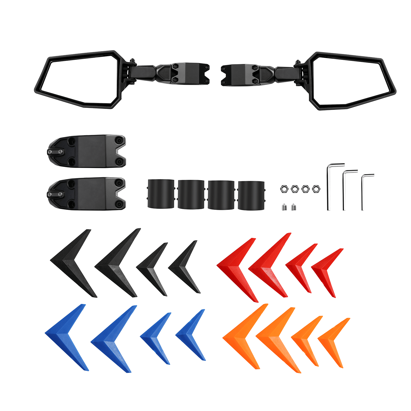 UTV side view mirror package list