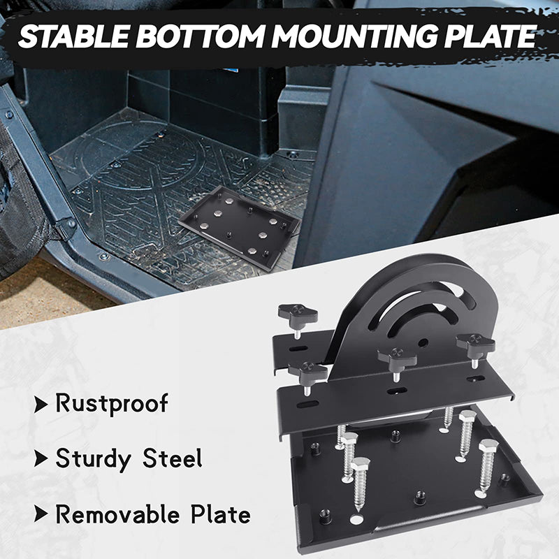 UTV gun rack features