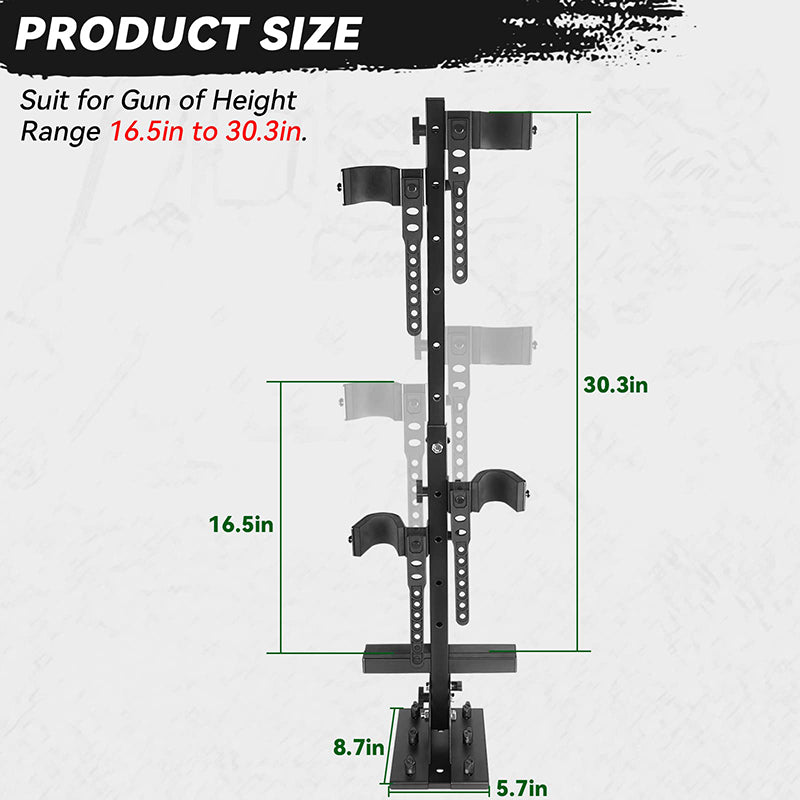 gun holder size