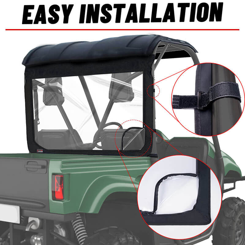 easy install the rhino windshield